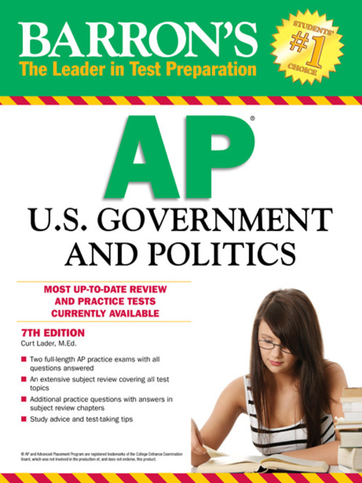 Title details for AP US Government & Politics by Curt Lader, M.Ed. - Available